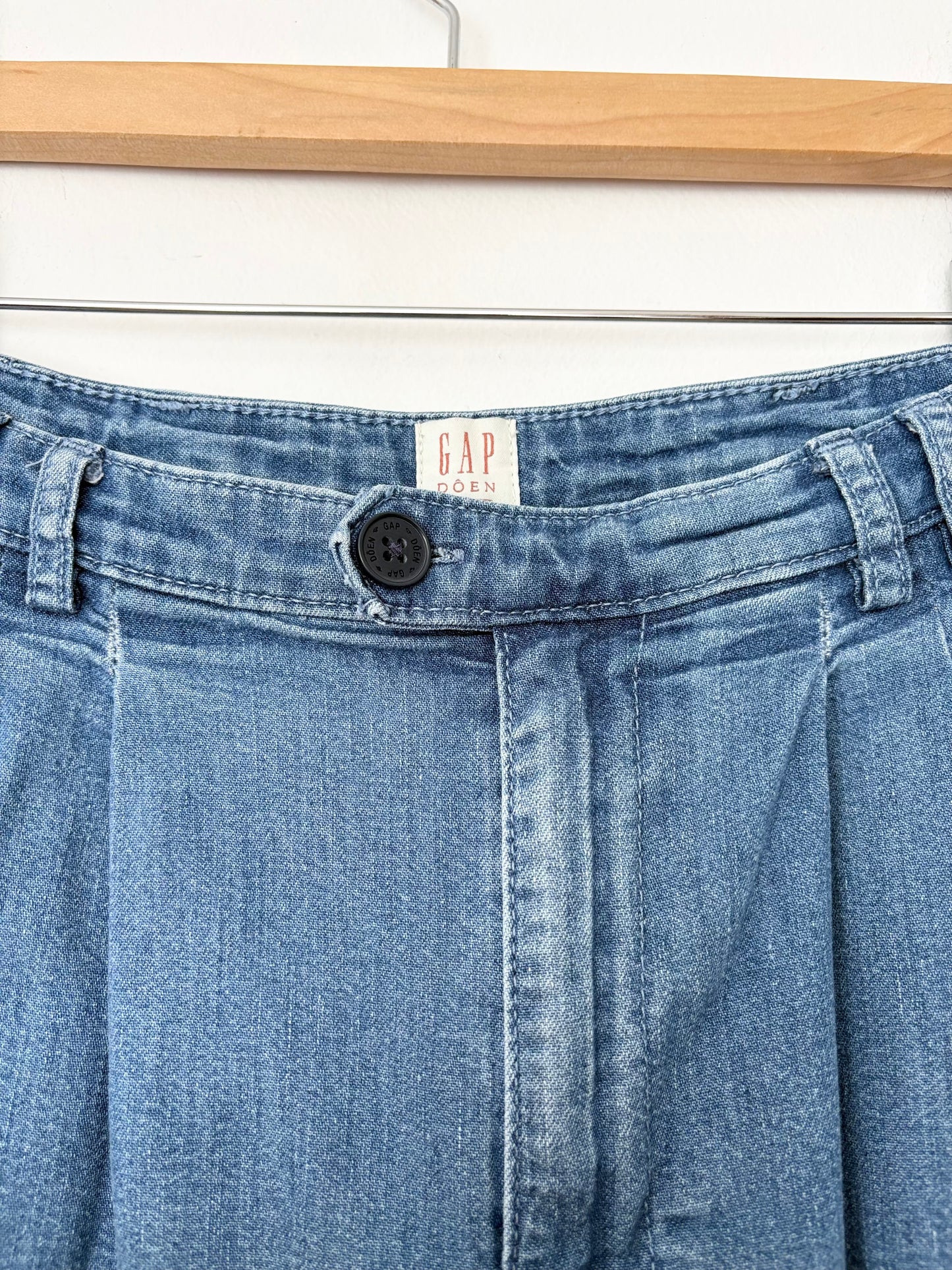 Gap X Doen wide leg pleated jeans W28