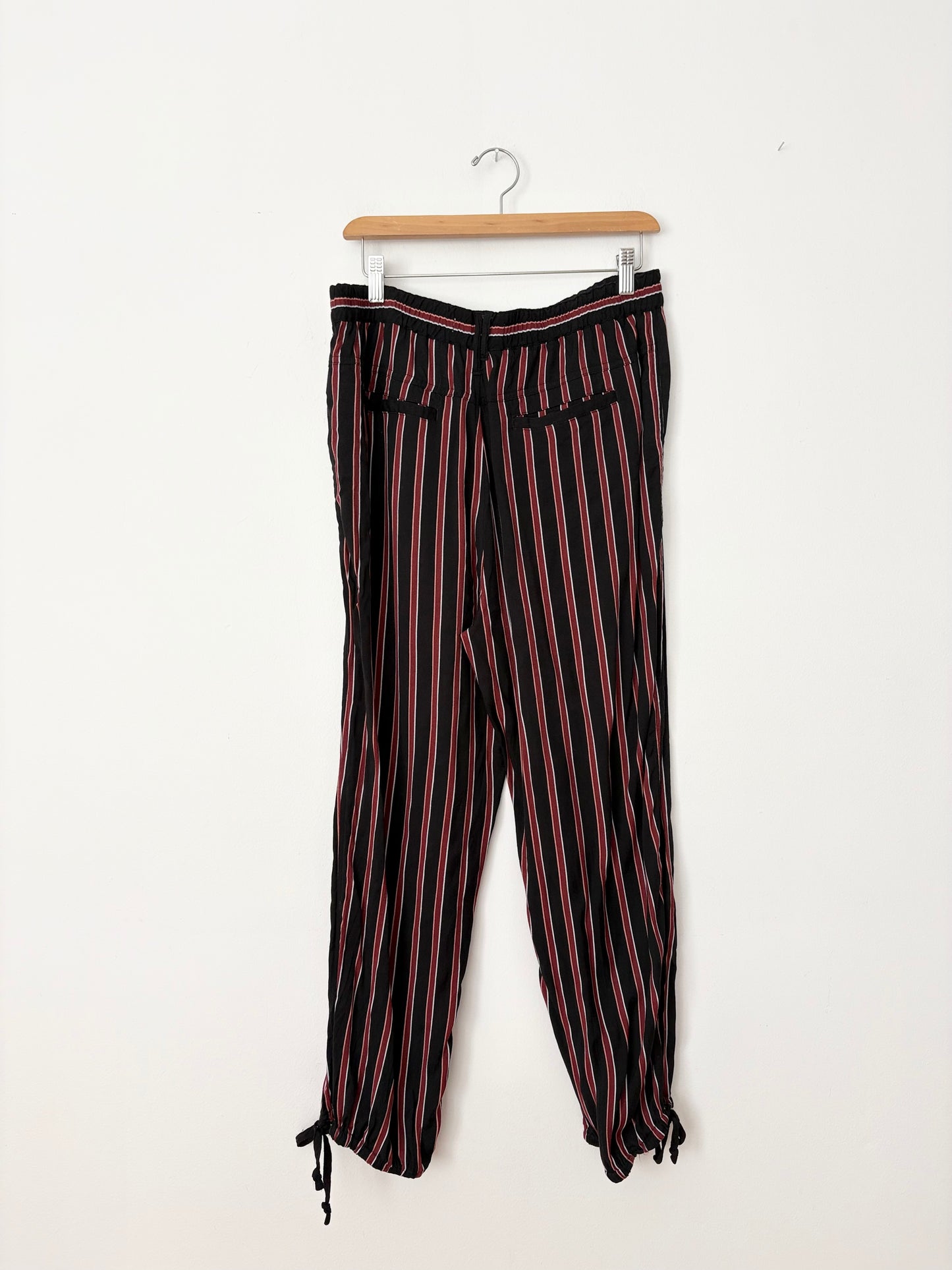 Anthropologie stripe jogger trousers Medium