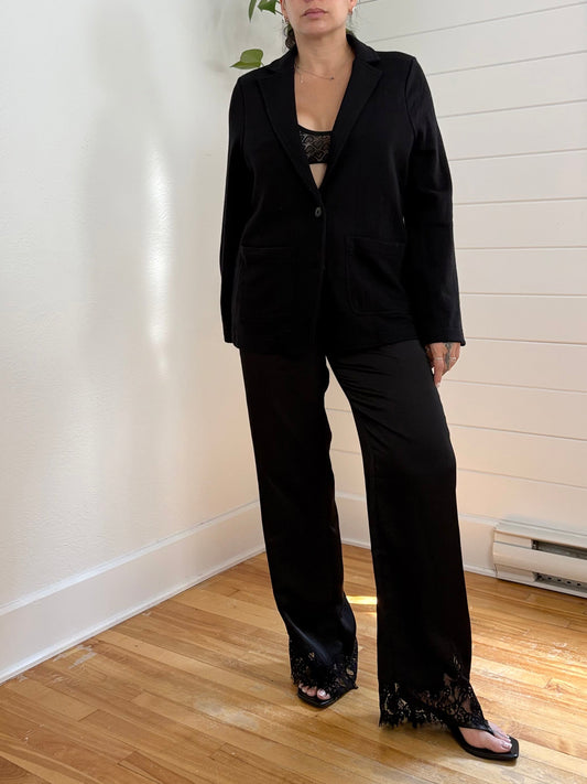 Blazer décontracté en maille Caslon Taille M