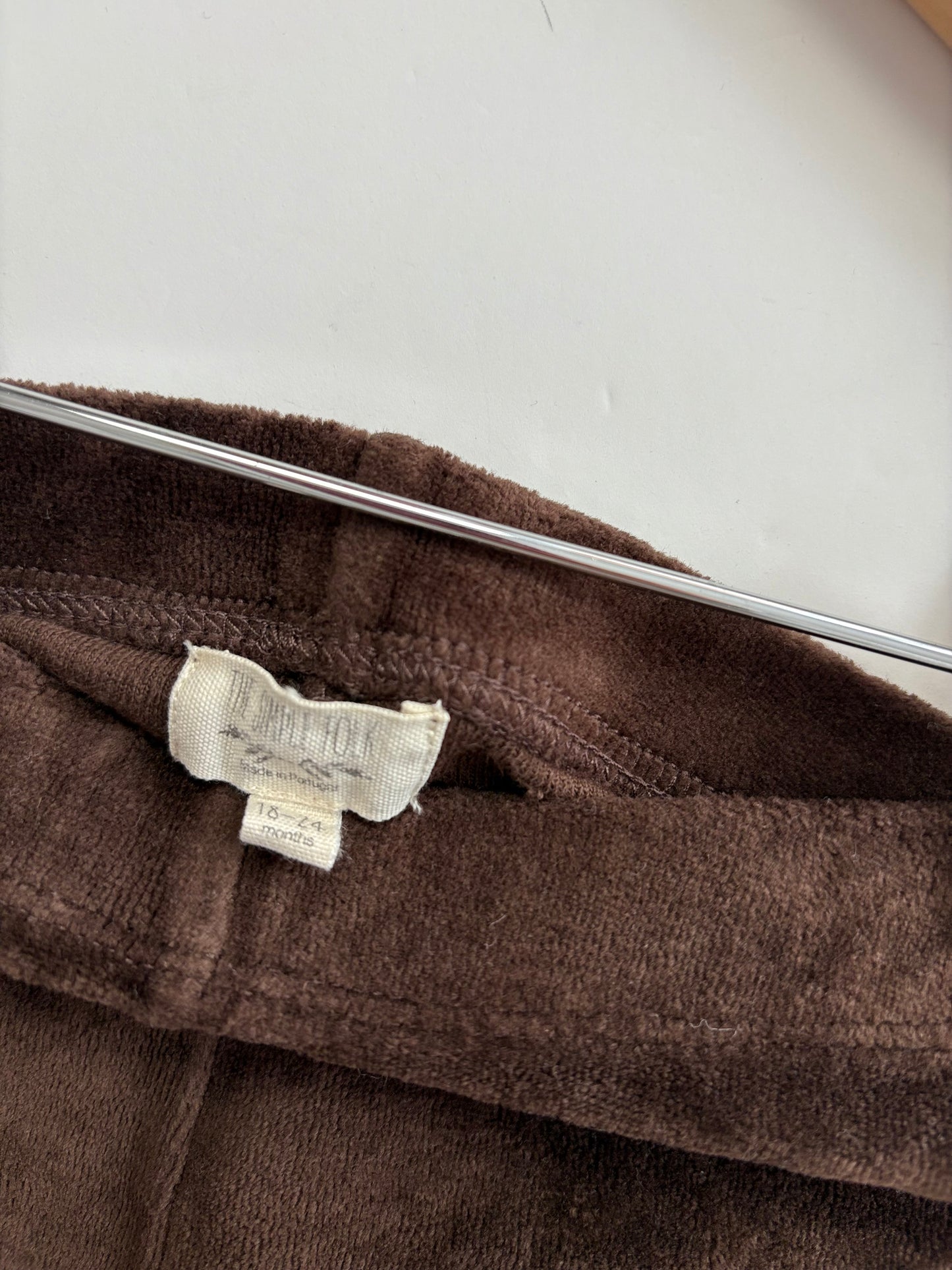 The simple folk velvet flare pants 18/24 months