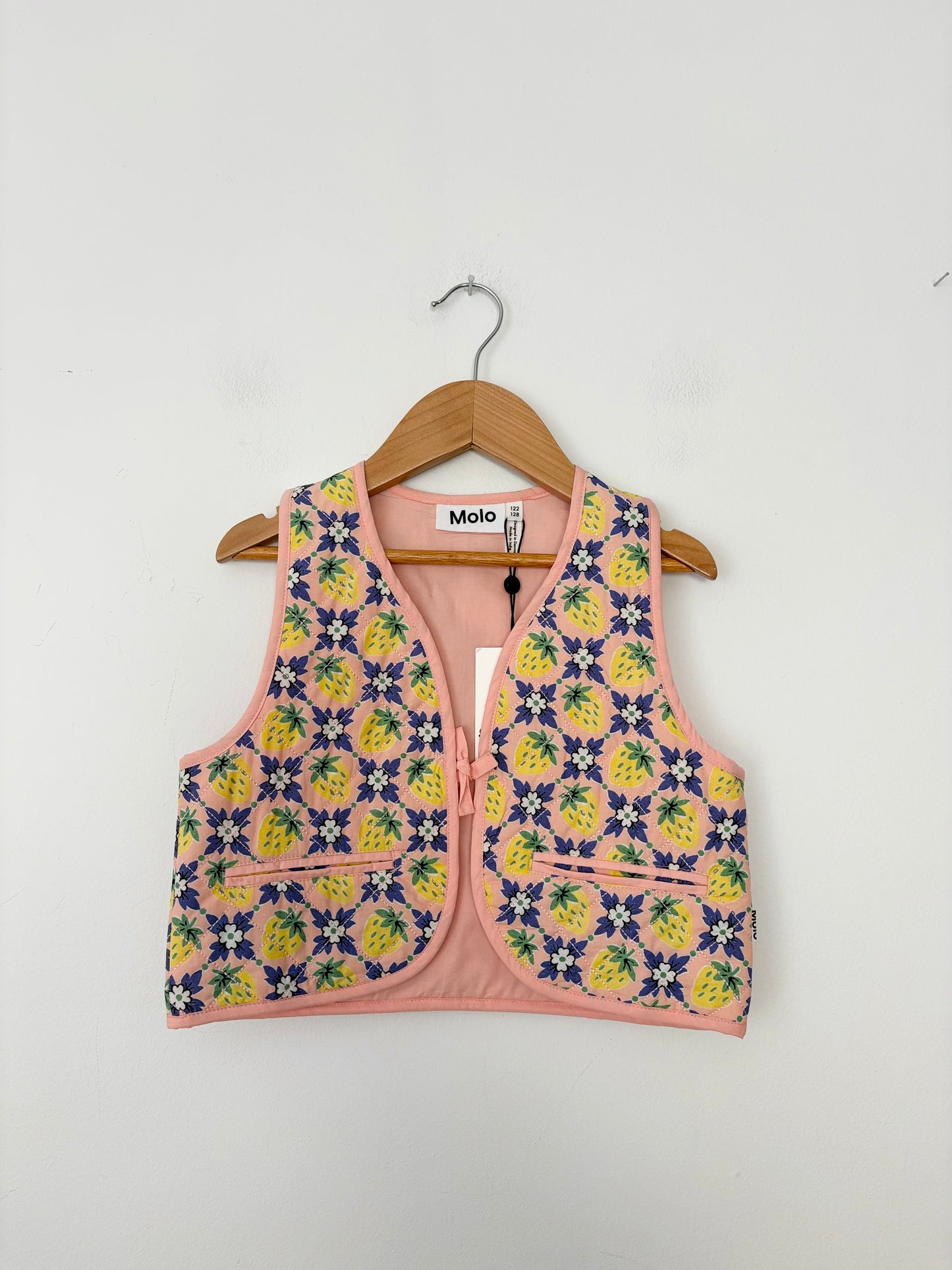 Gilet matelassé à nouer Molo 7/8 ans