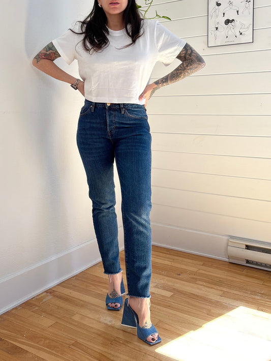 Sézane Denim mid rise slim fit jeans W28/29