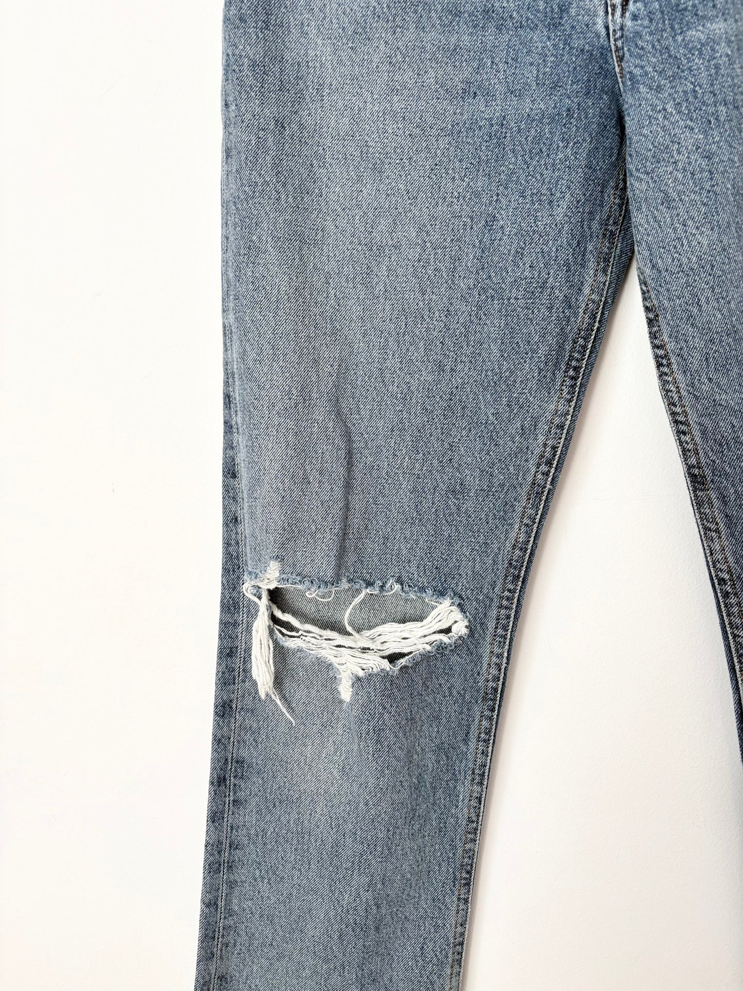 Agolde Lana distressed straight leg jeans W25/26