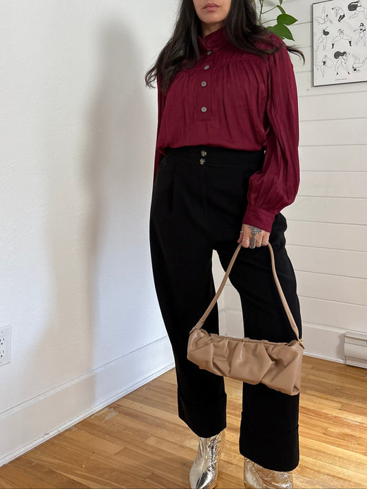 8 other reasons puff shoulder baguette bag