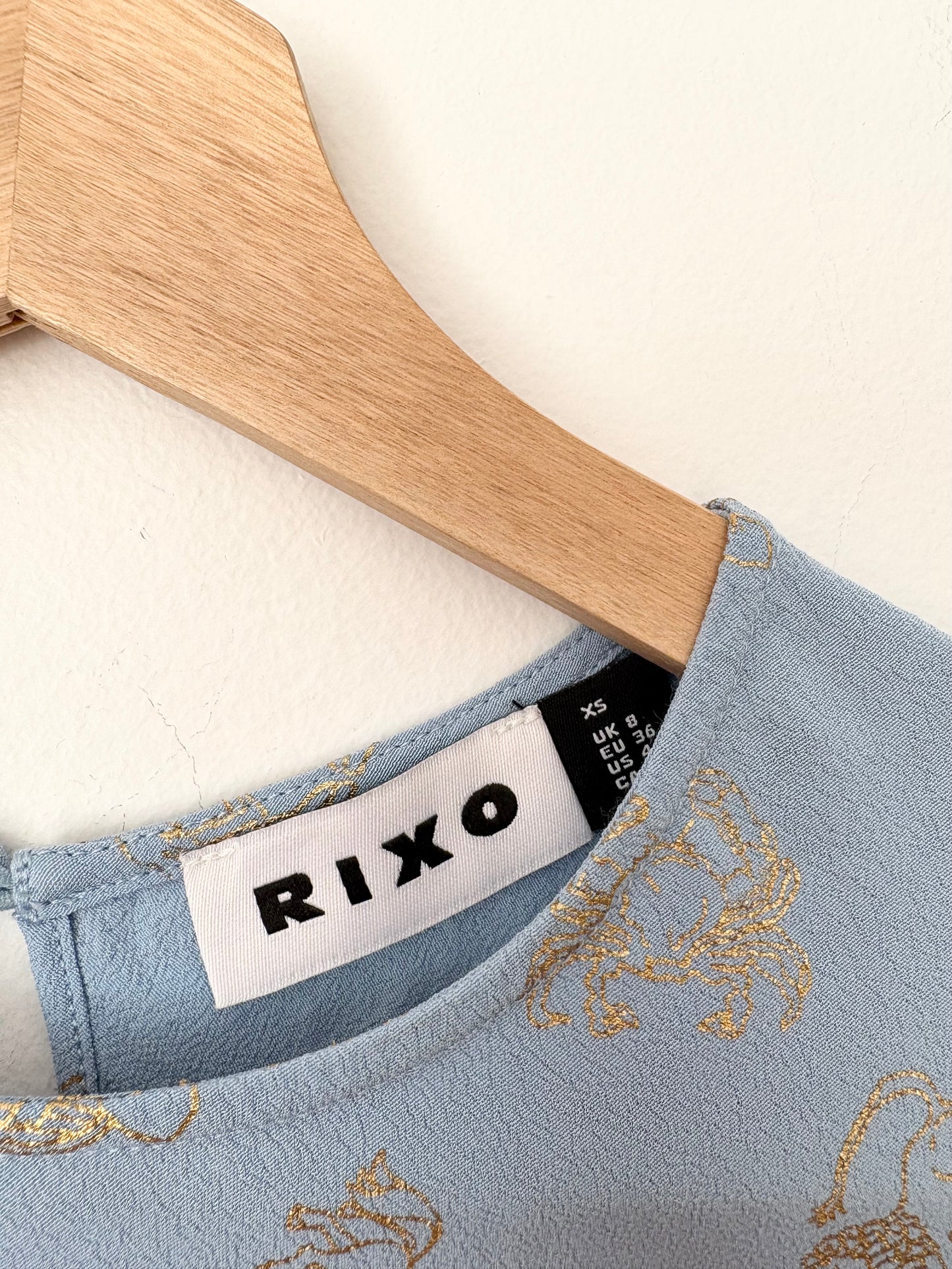 RIXO Jess midi dress in zodiac XS