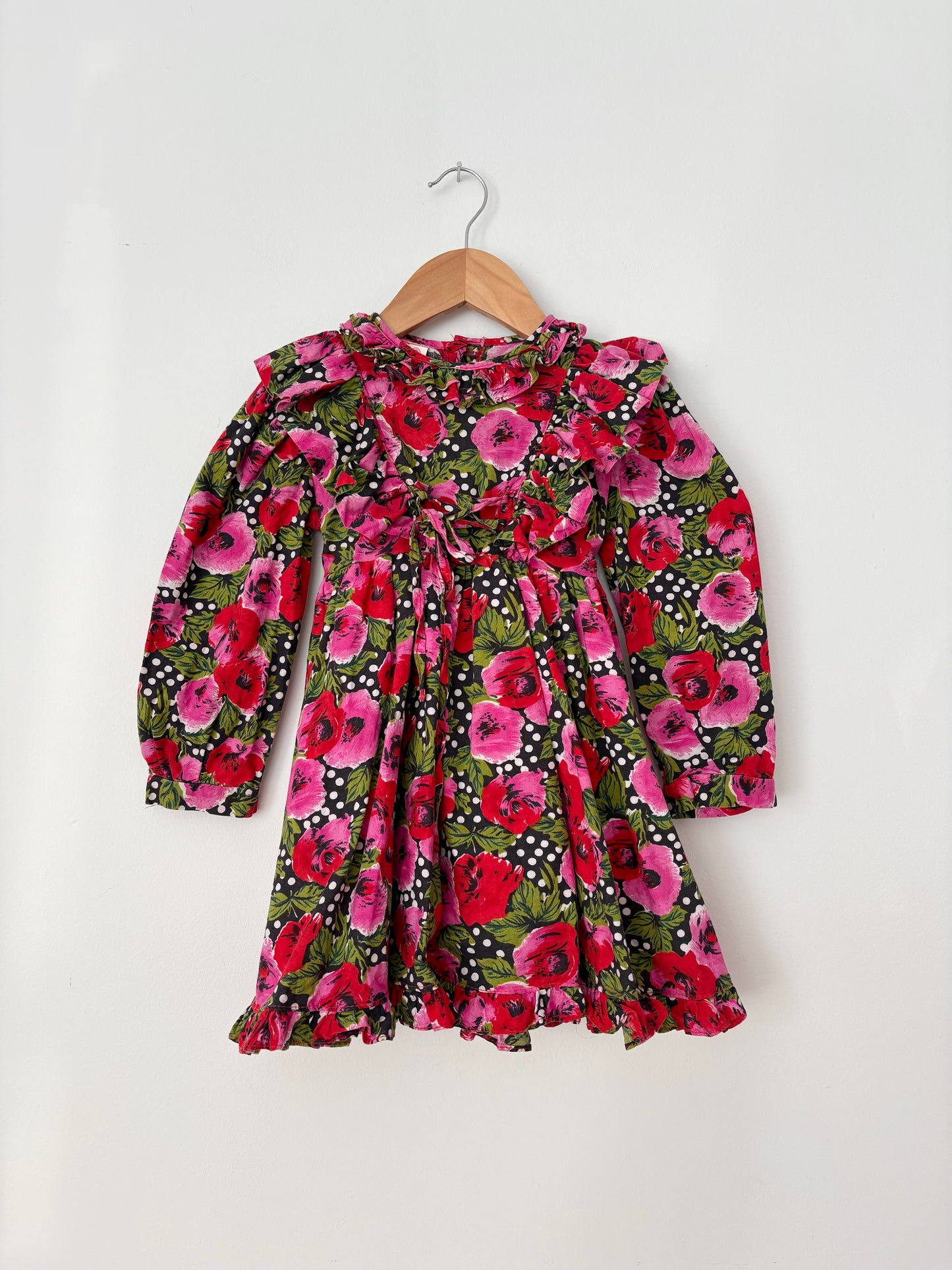 vintage floral dress 4T