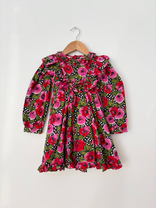 Robe fleurie vintage 4T