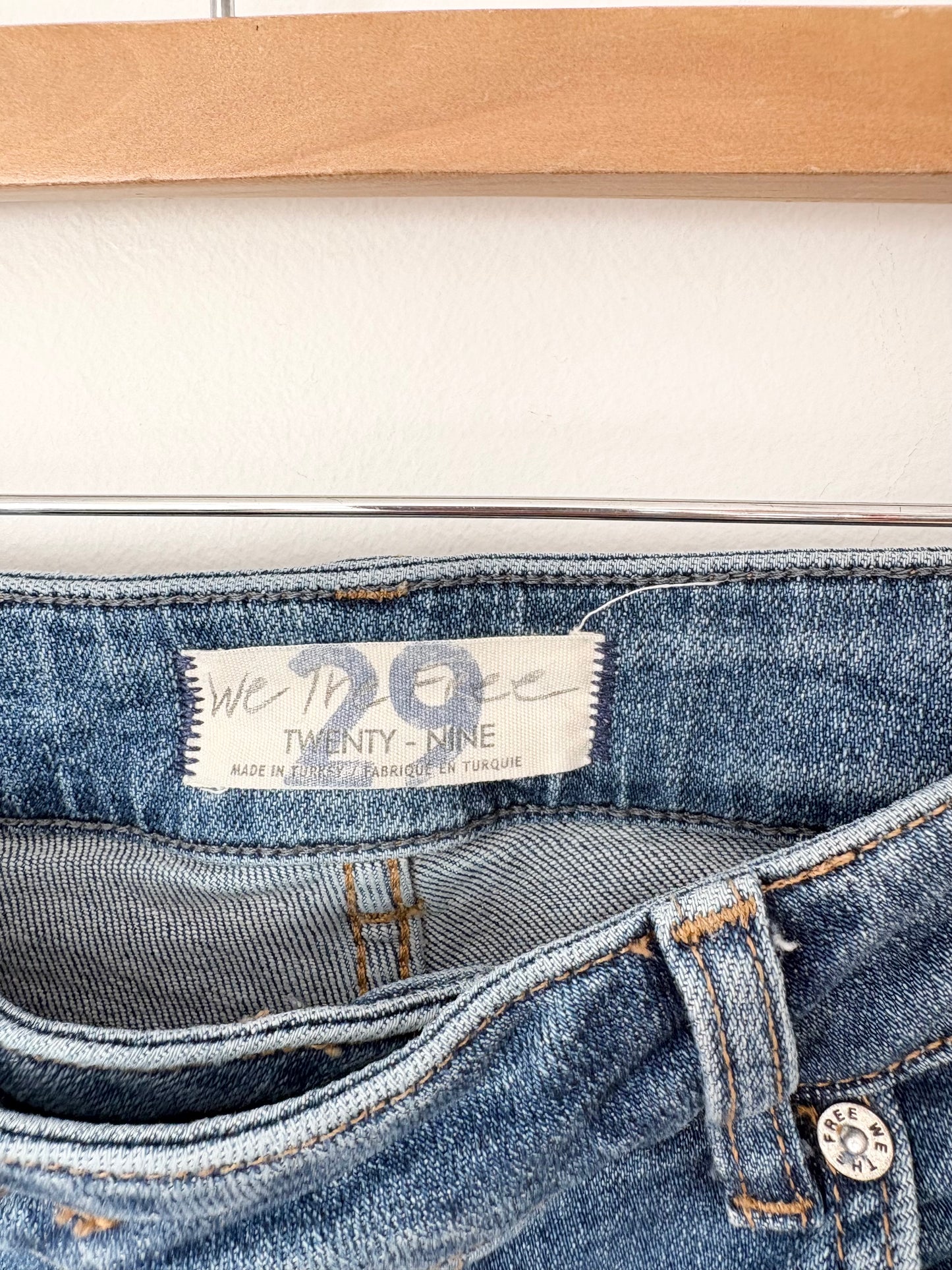 Jean patte d'éléphant taille basse Free People W29