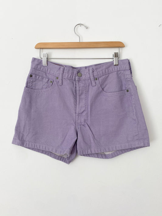 Levis 501 purple shorts W30