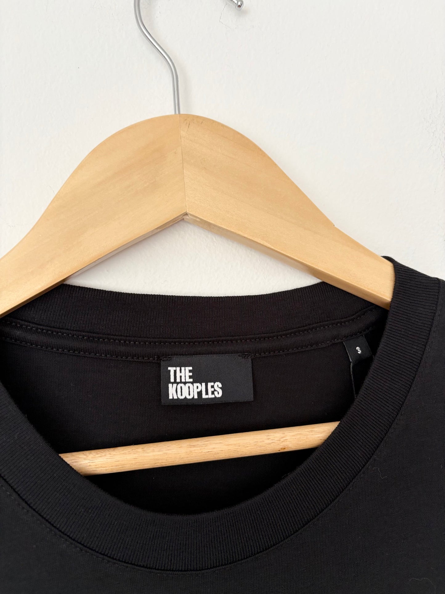 The kooples 'what is' black T shirt M/L
