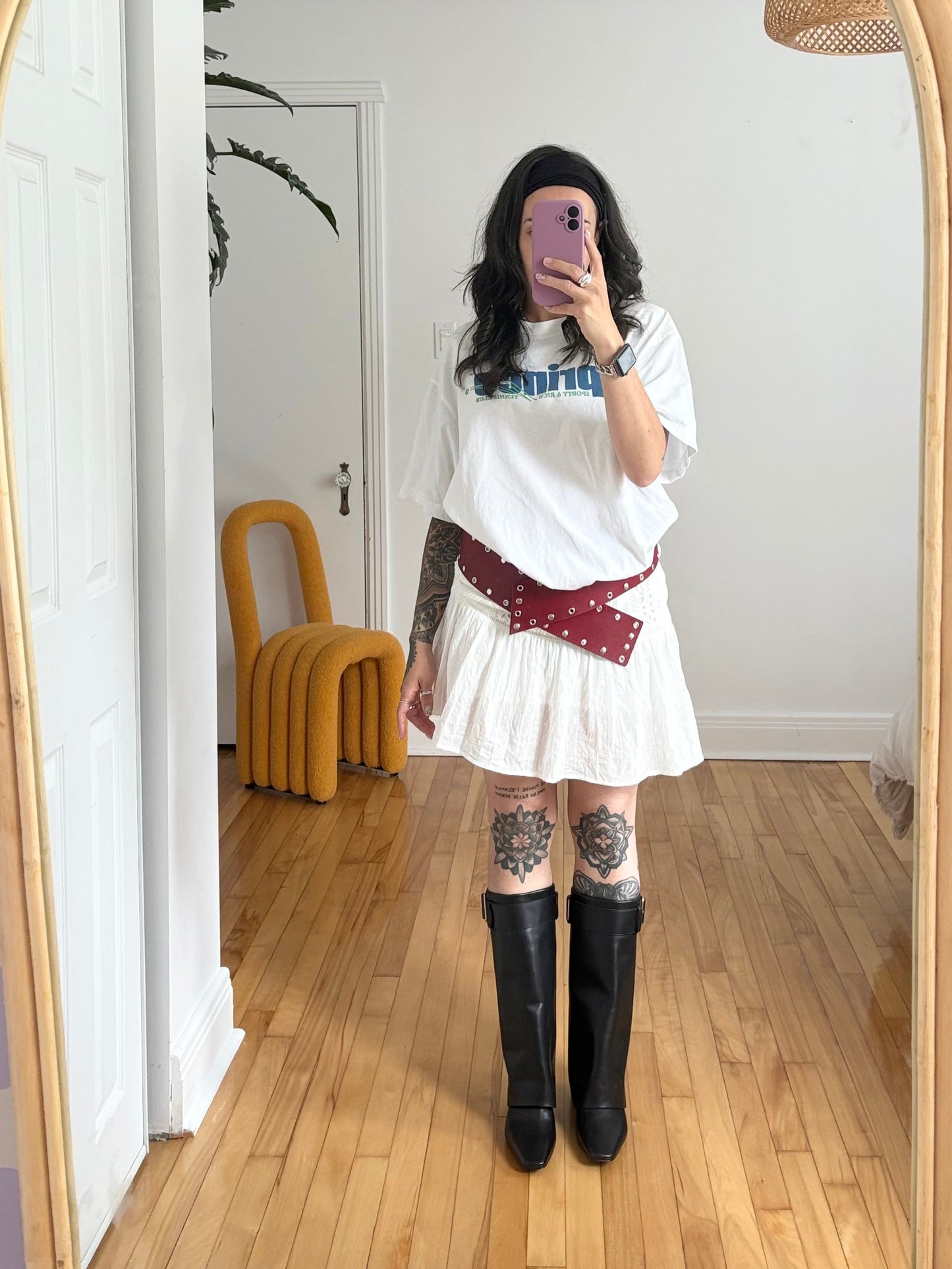Sorella Atelier Jupe courte en coton Faye XS