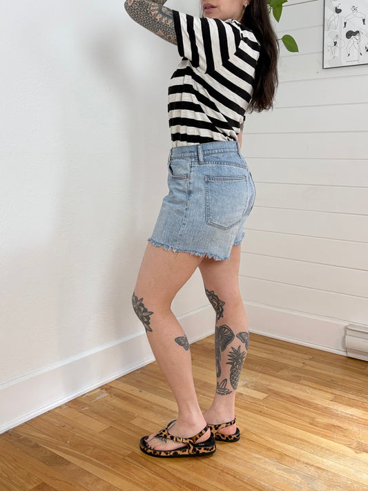Denim Forum the romy slim shorts W29