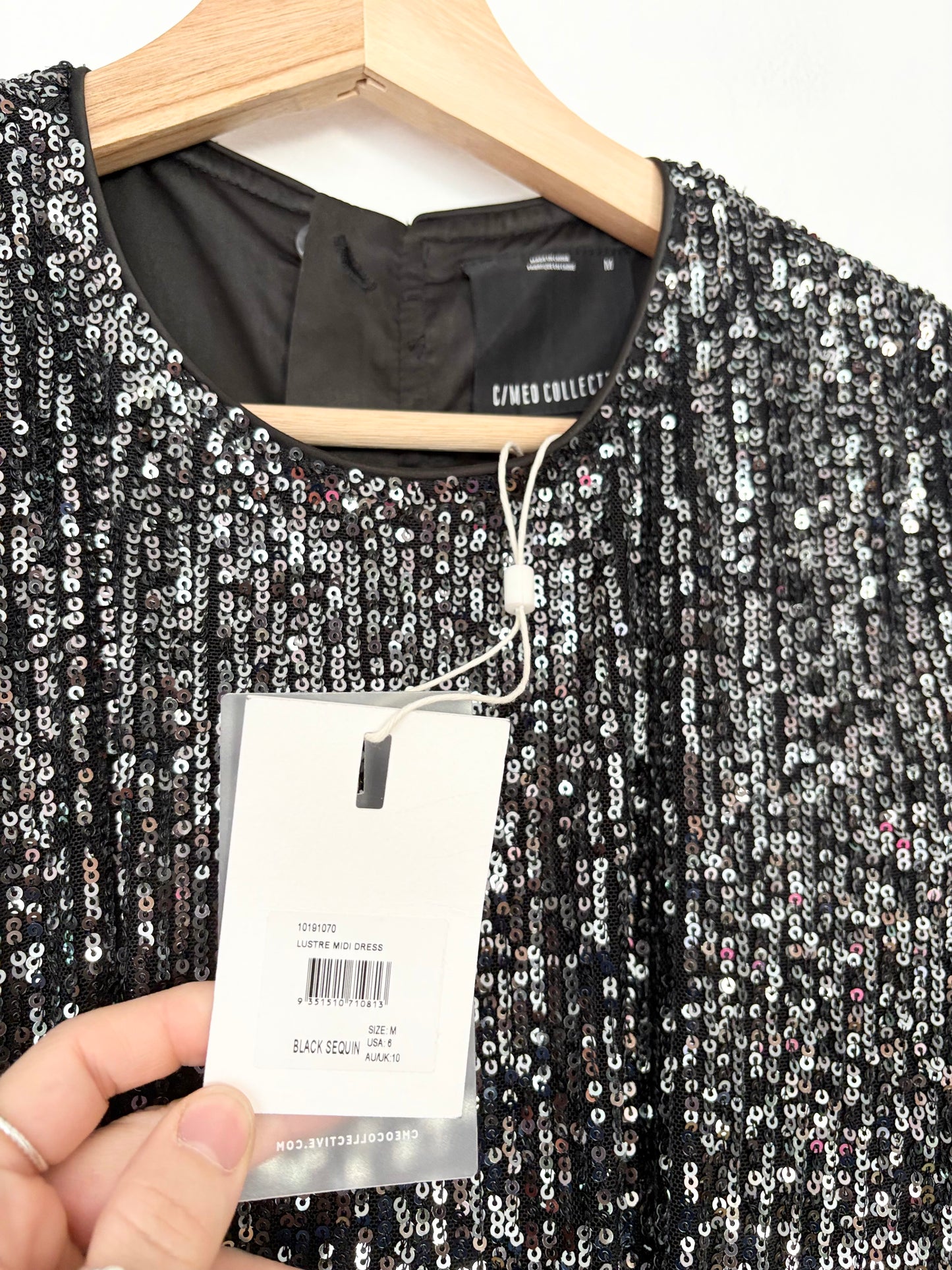 C/Meo collective lustre midi dress Medium