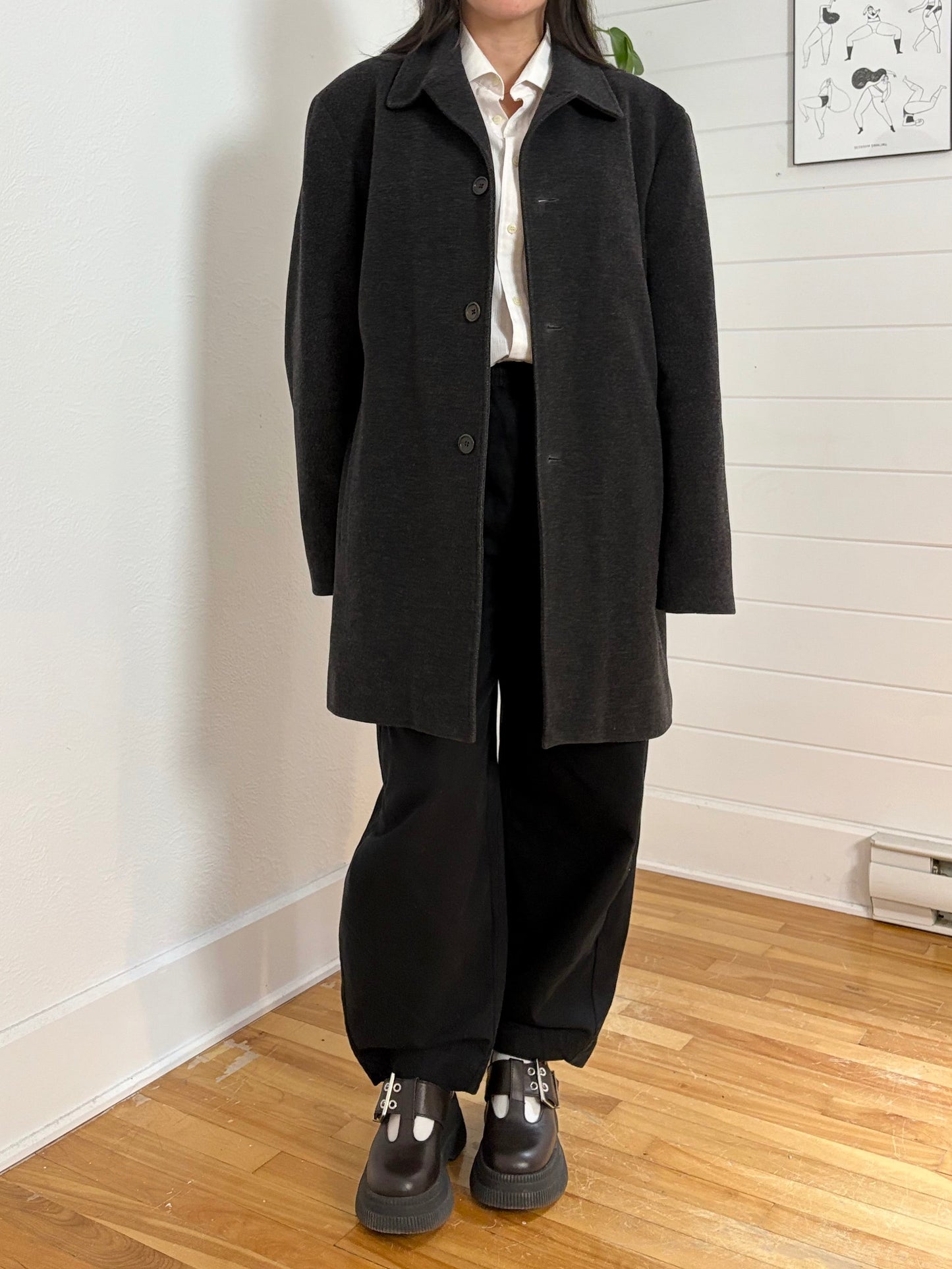 Manteau en laine et cachemire Banana Republic, tailles M à XL