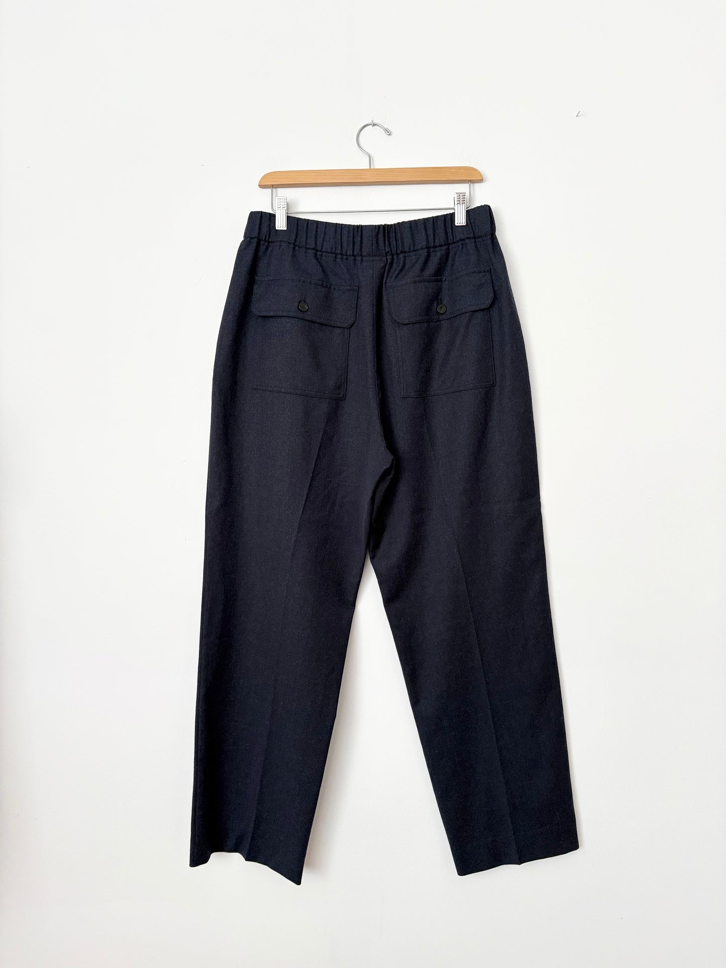 Pantalon en flanelle de laine Maxmara Weekend, taille XL