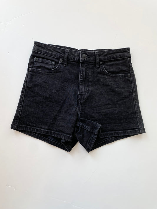 Frank & Oak black denim shorts W27