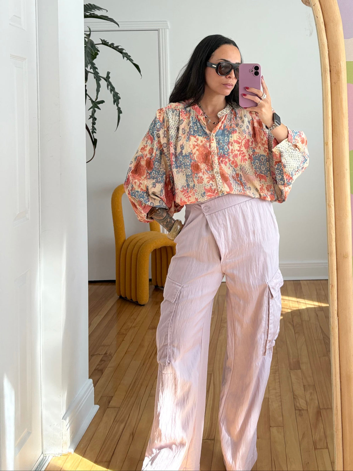 Anthropologie Pilcro printed blouse Medium