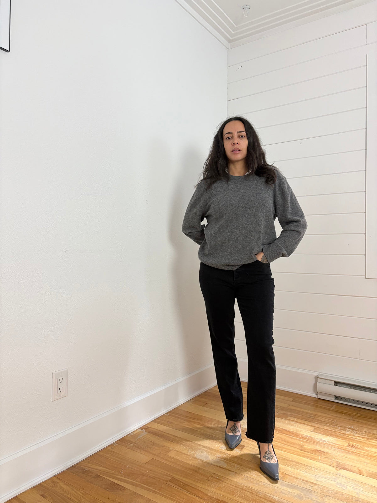 Everlane cashmere crewneck sweater Large