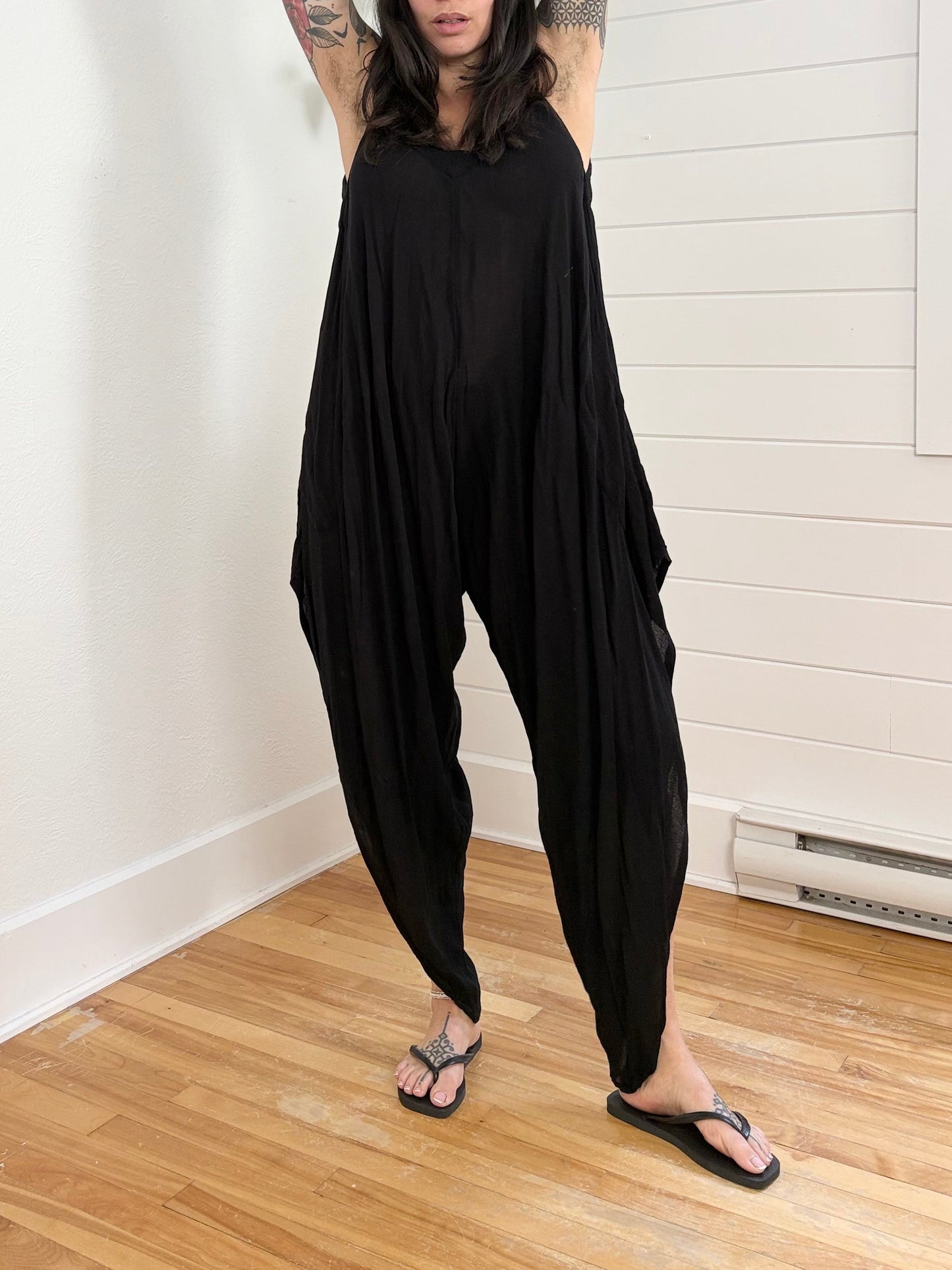 Free People drop crotch bali jumpsuit XS