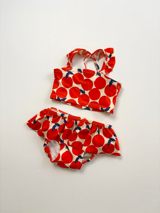 Hanna Anderson fruit 2 piece swimsuit 2T
