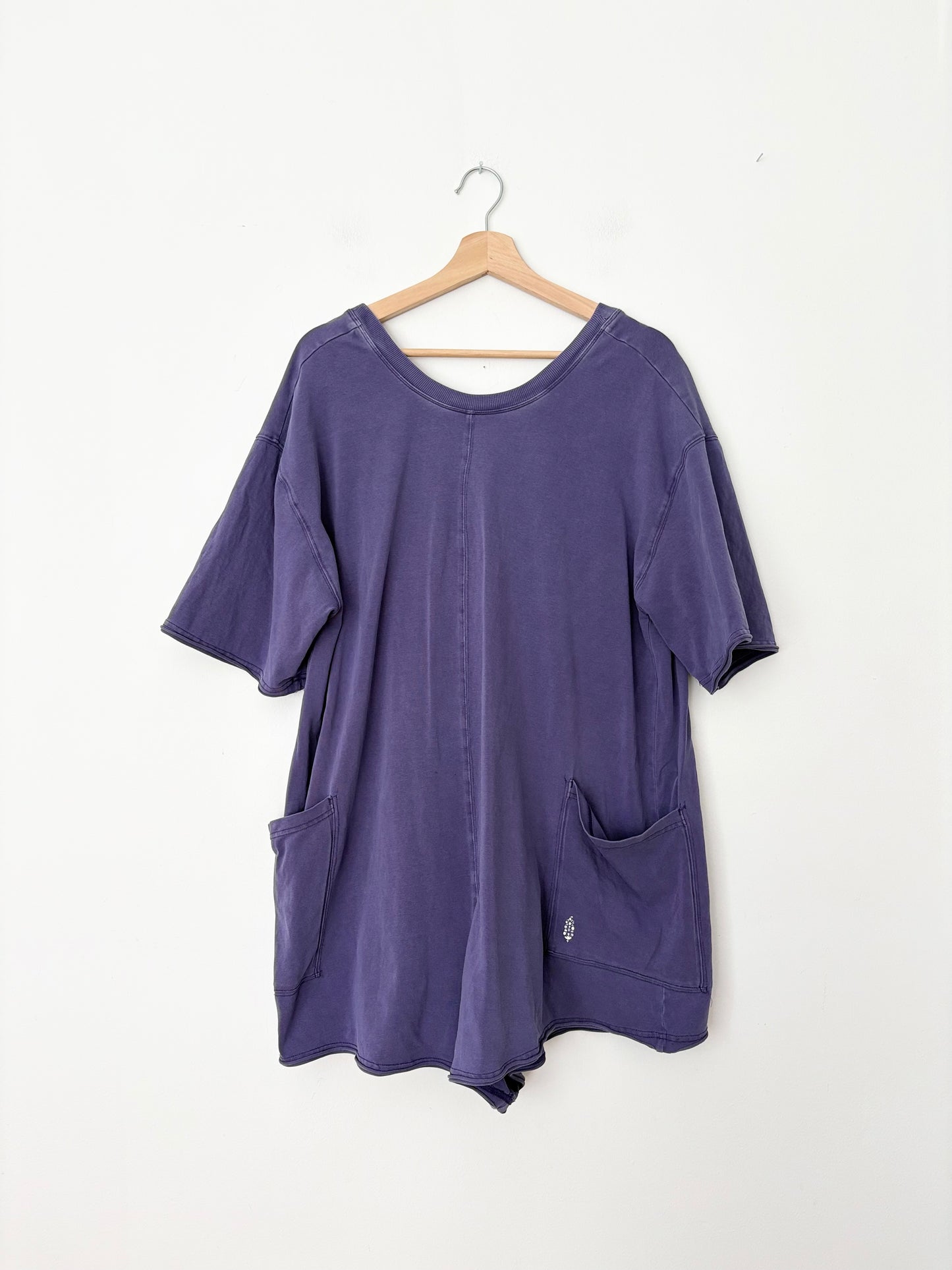 Combinaison short t-shirt violet Free People hot shot Medium