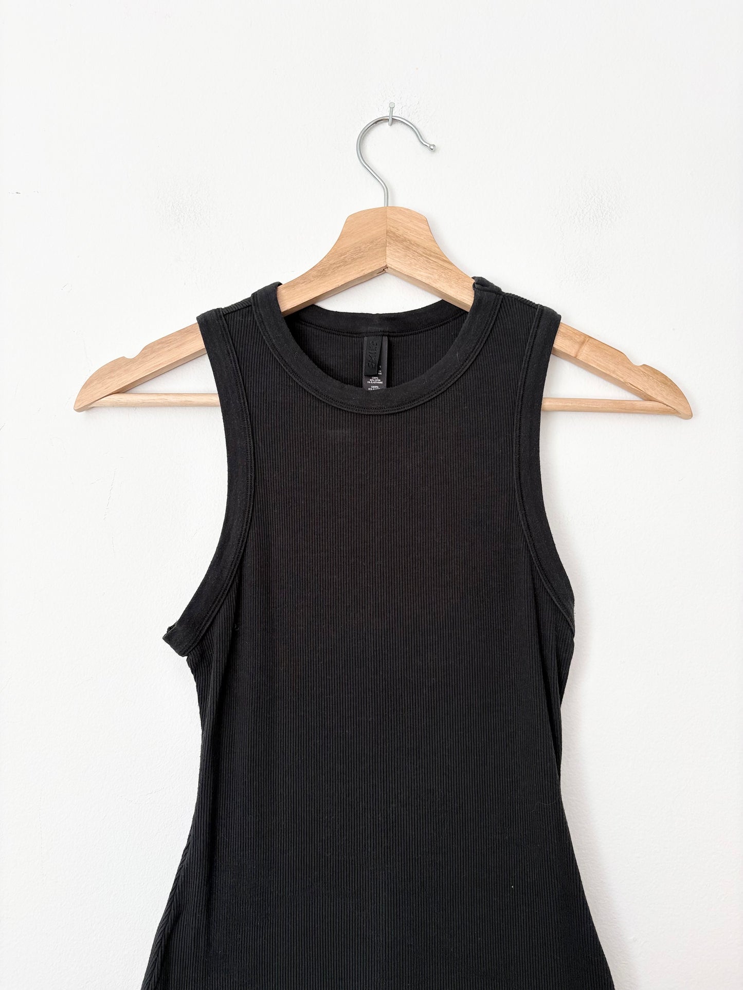 SKIMS stretch cotton rib tank dress Medium