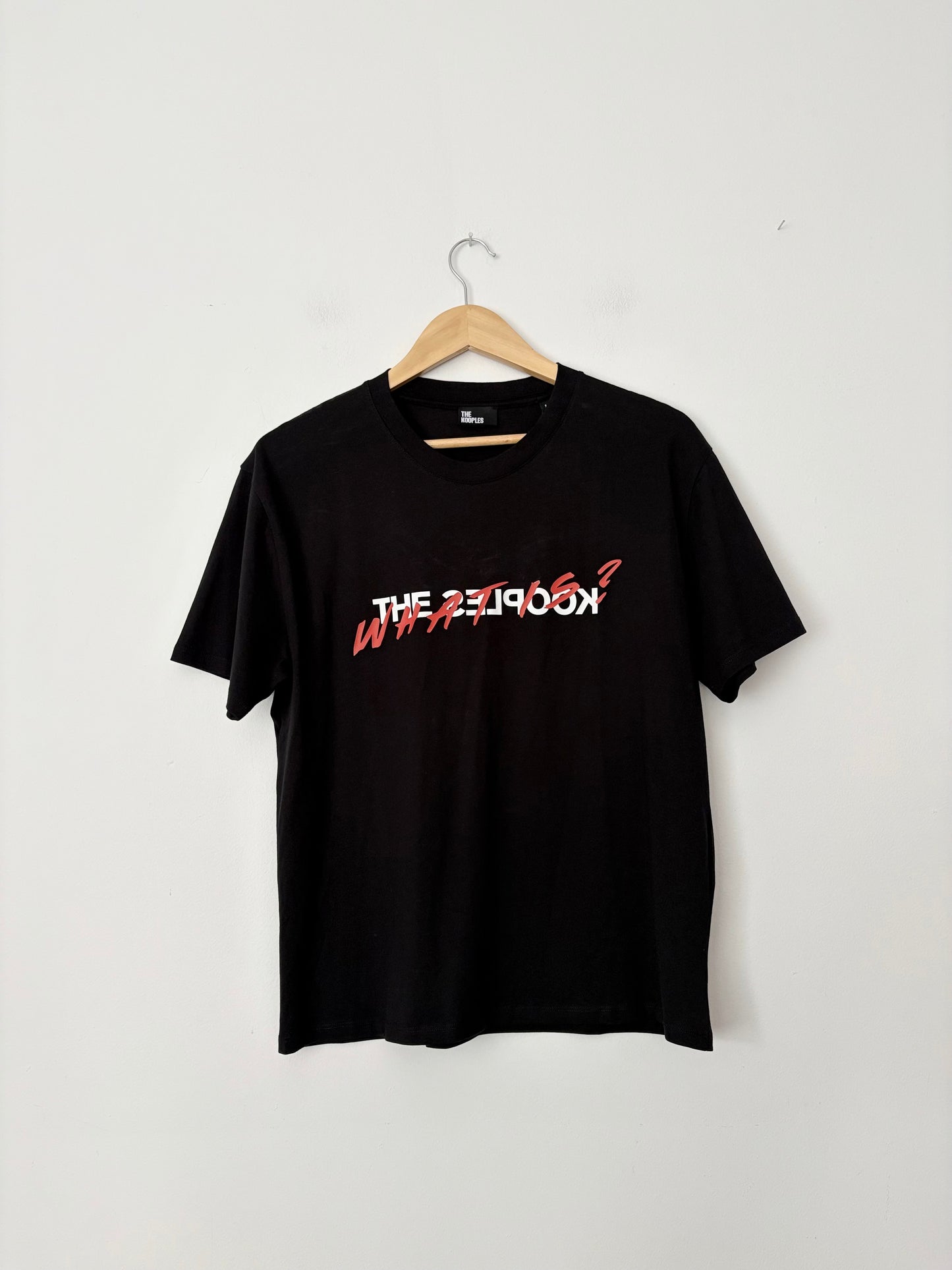The kooples 'what is' black T shirt M/L