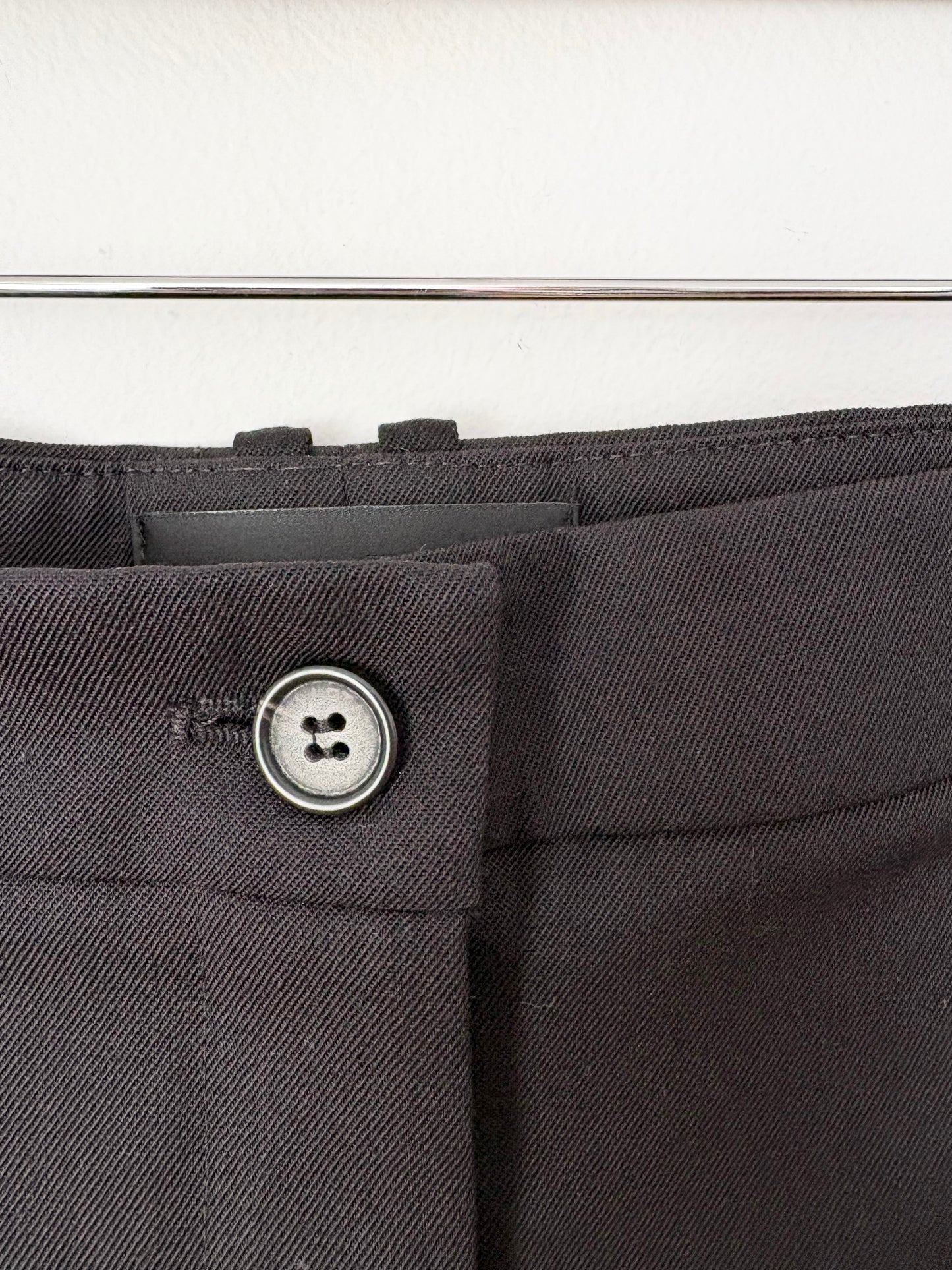 Pantalon droit classique en laine Nili Lotan, taille XS/S