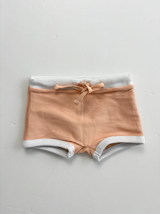 Zulu & Zephyr ribbed swim trunks 2Y