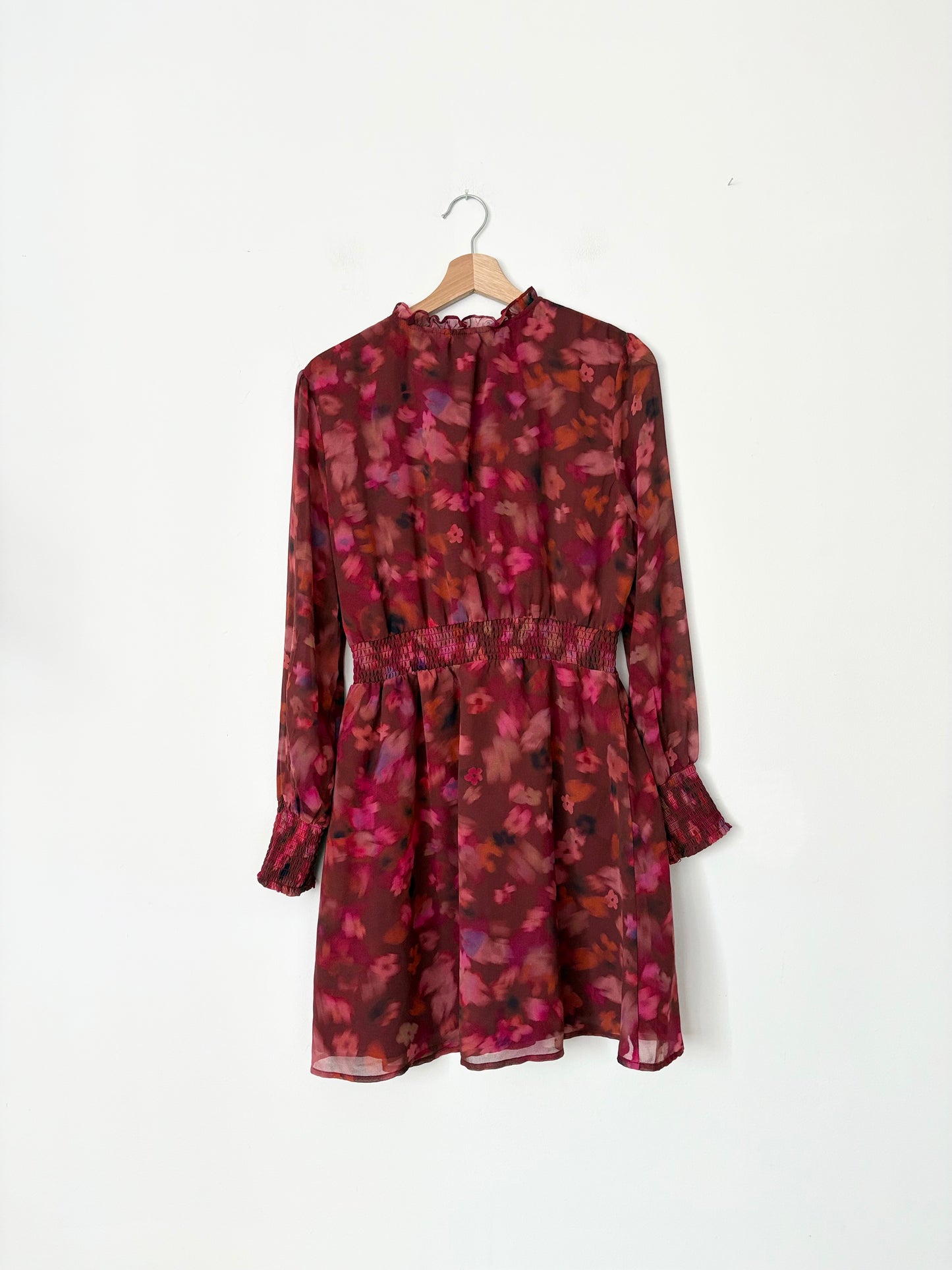 BB Dakota floral chiffon dress Large