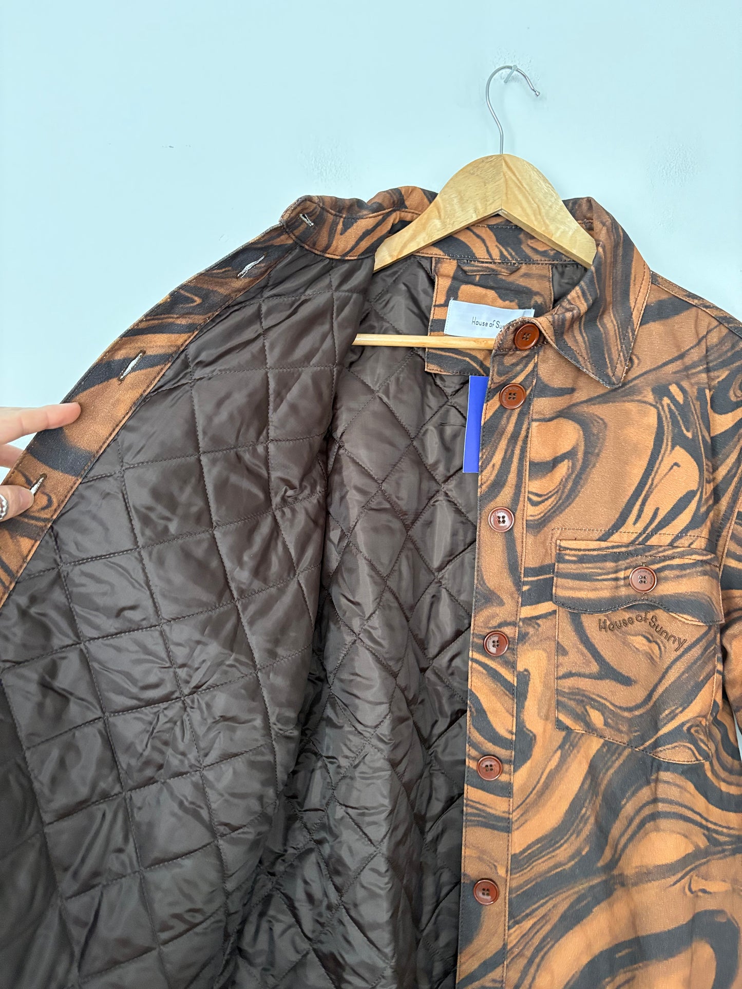 House of Sunny paradise quilted jacket M/L