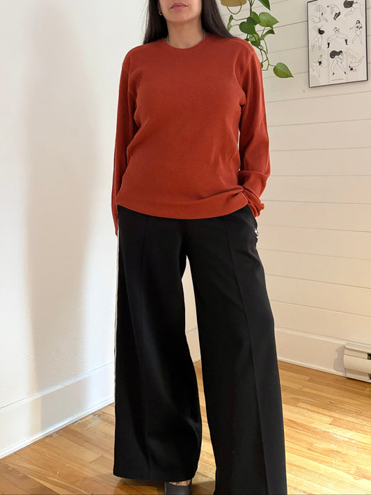 Vince pima cotton thermal long sleeve L/XL