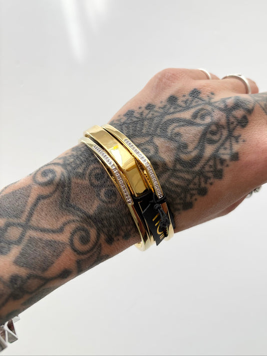 Noir NYC Sandra three cut out bracelet set