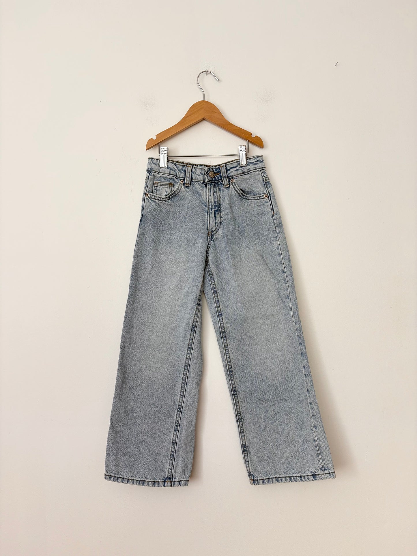 Zara wide leg jeans 8/9