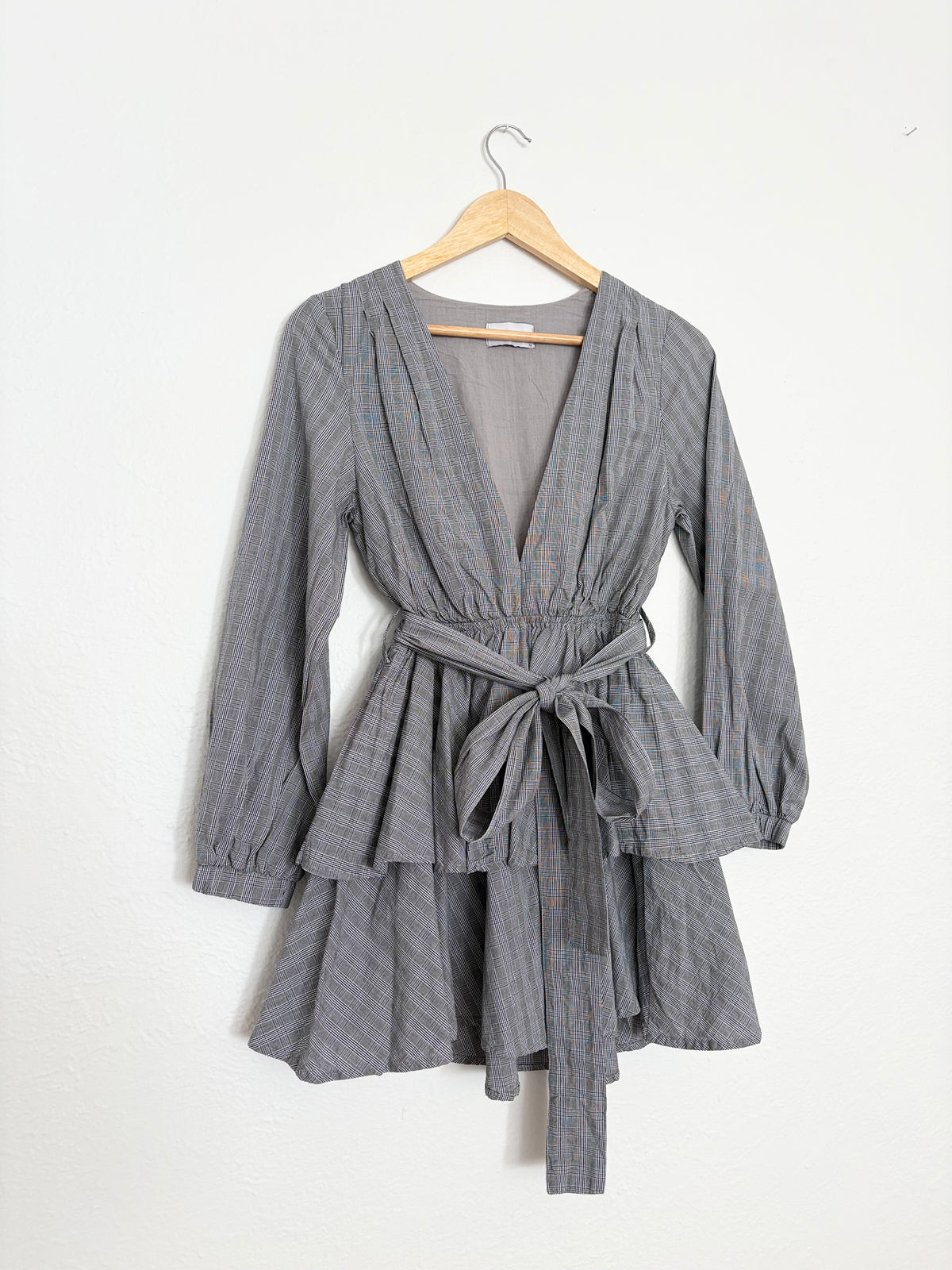 Lioness Amalfi plaid dress Medium