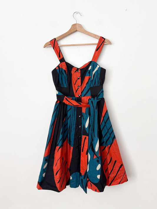 Anthropologie Maeve fit and flare mini dress XS