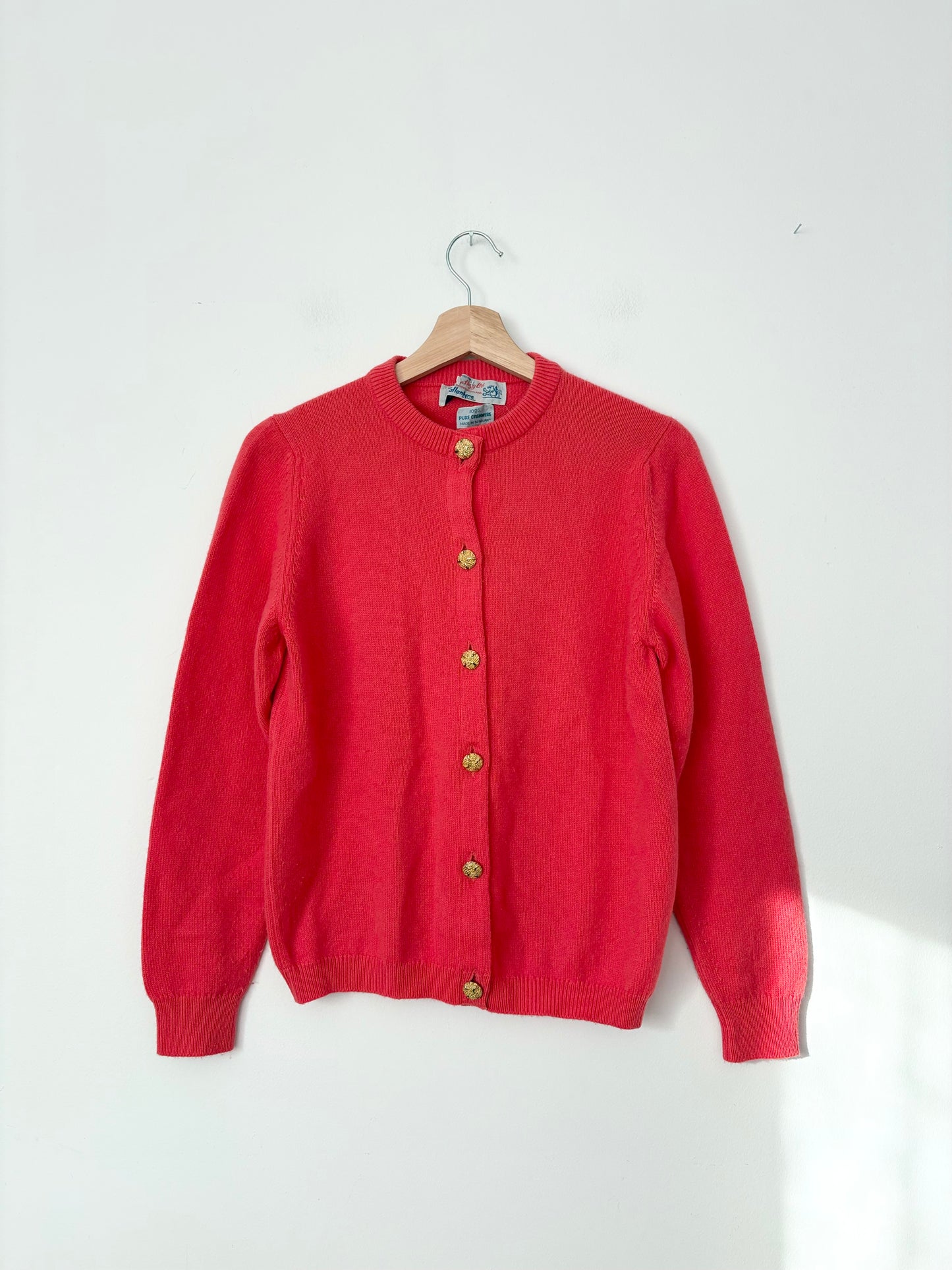 Cardigan vintage en cachemire, taille S/M
