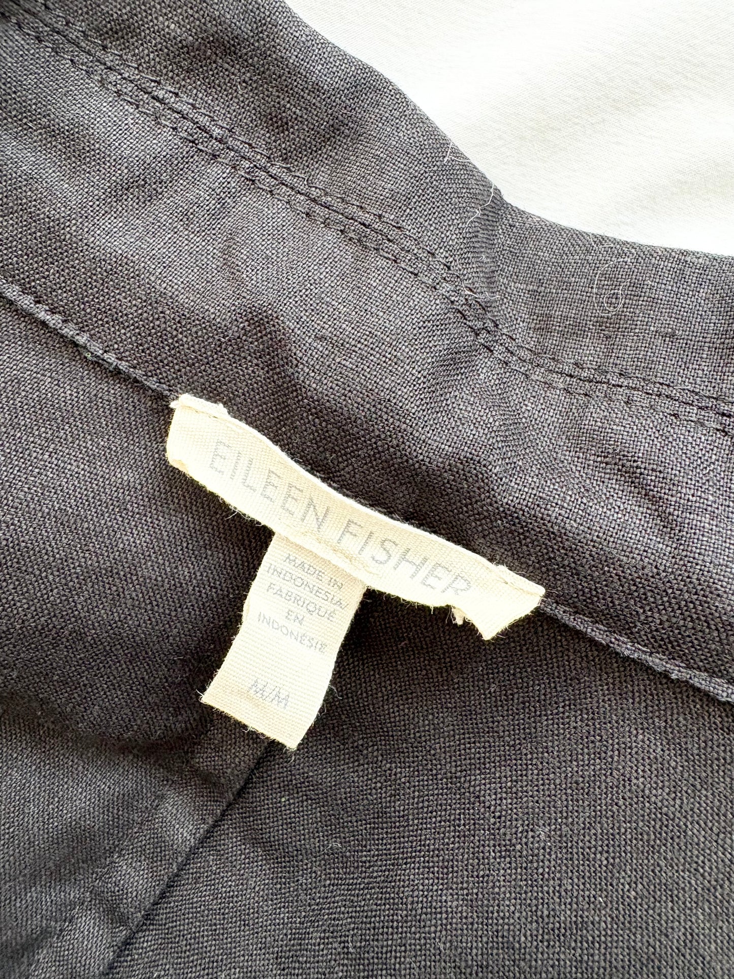 Blazer long en lin biologique Eileen Fisher, taille M