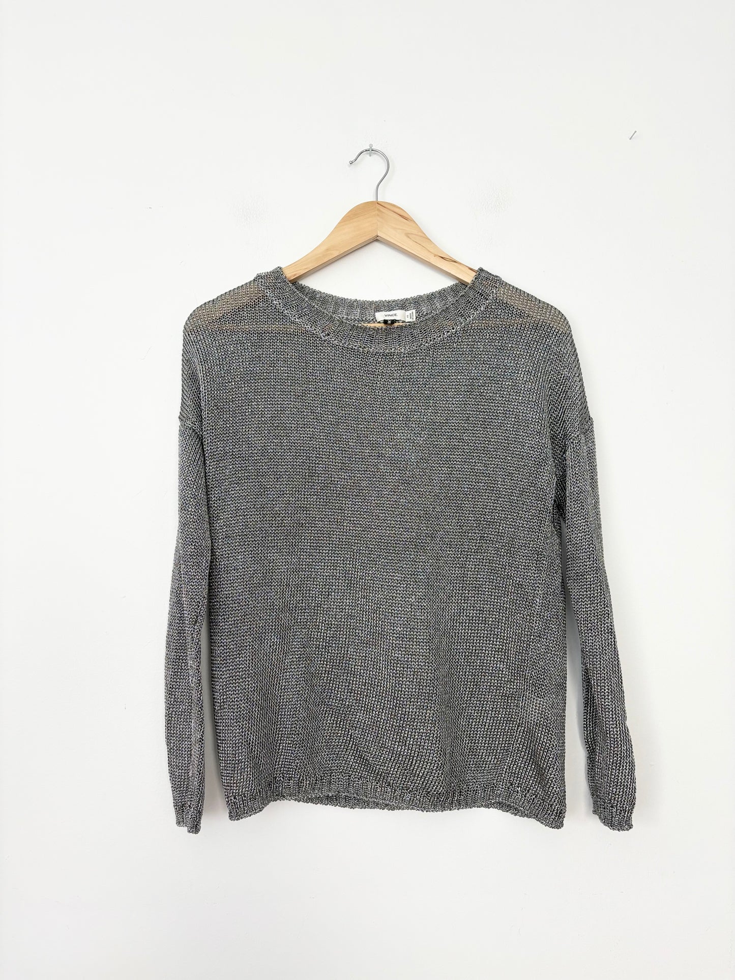 Pull Vince en maille métallisée XS