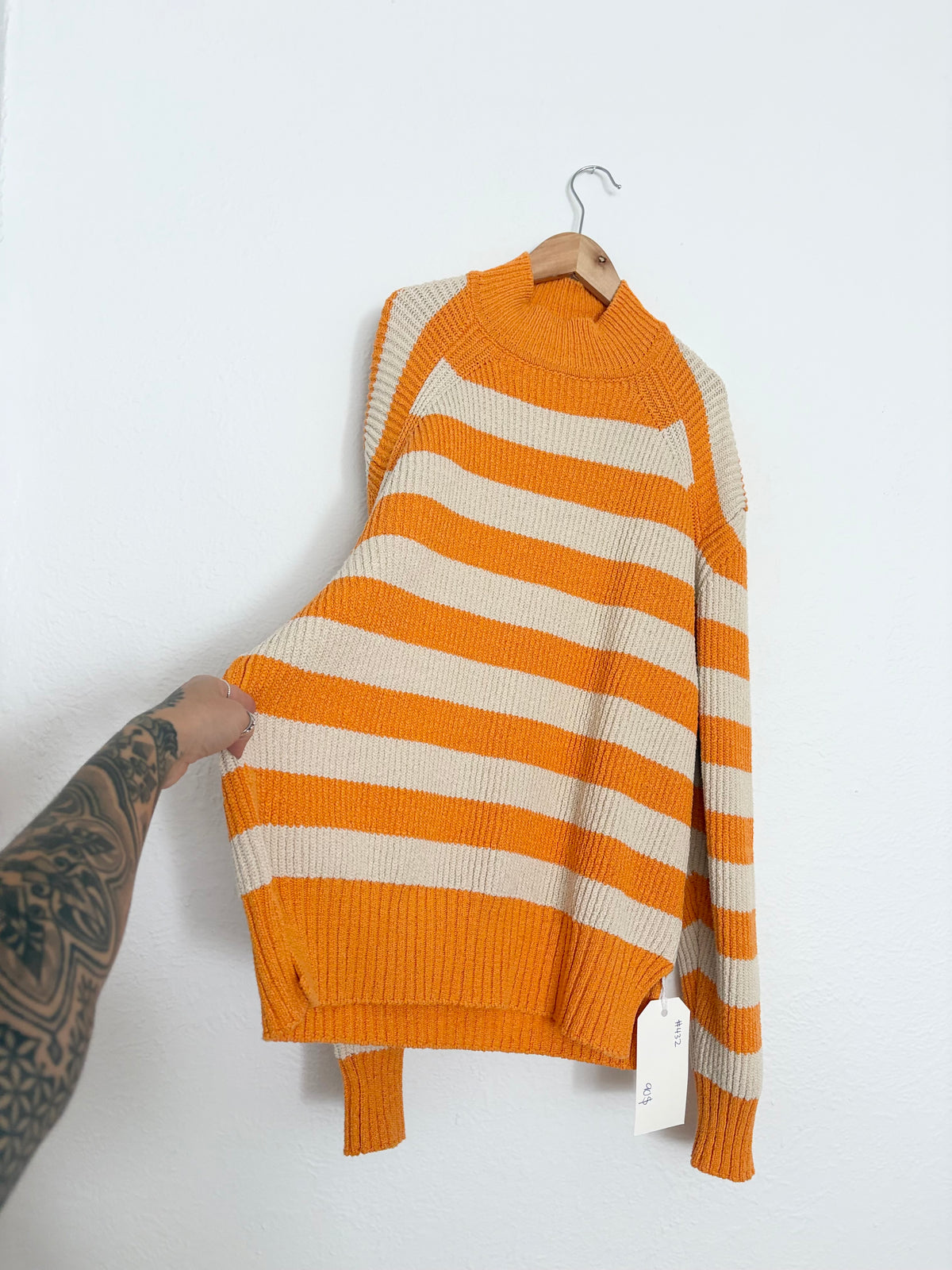 Jacquemus rayures striped ribbed knit sweater XS-M