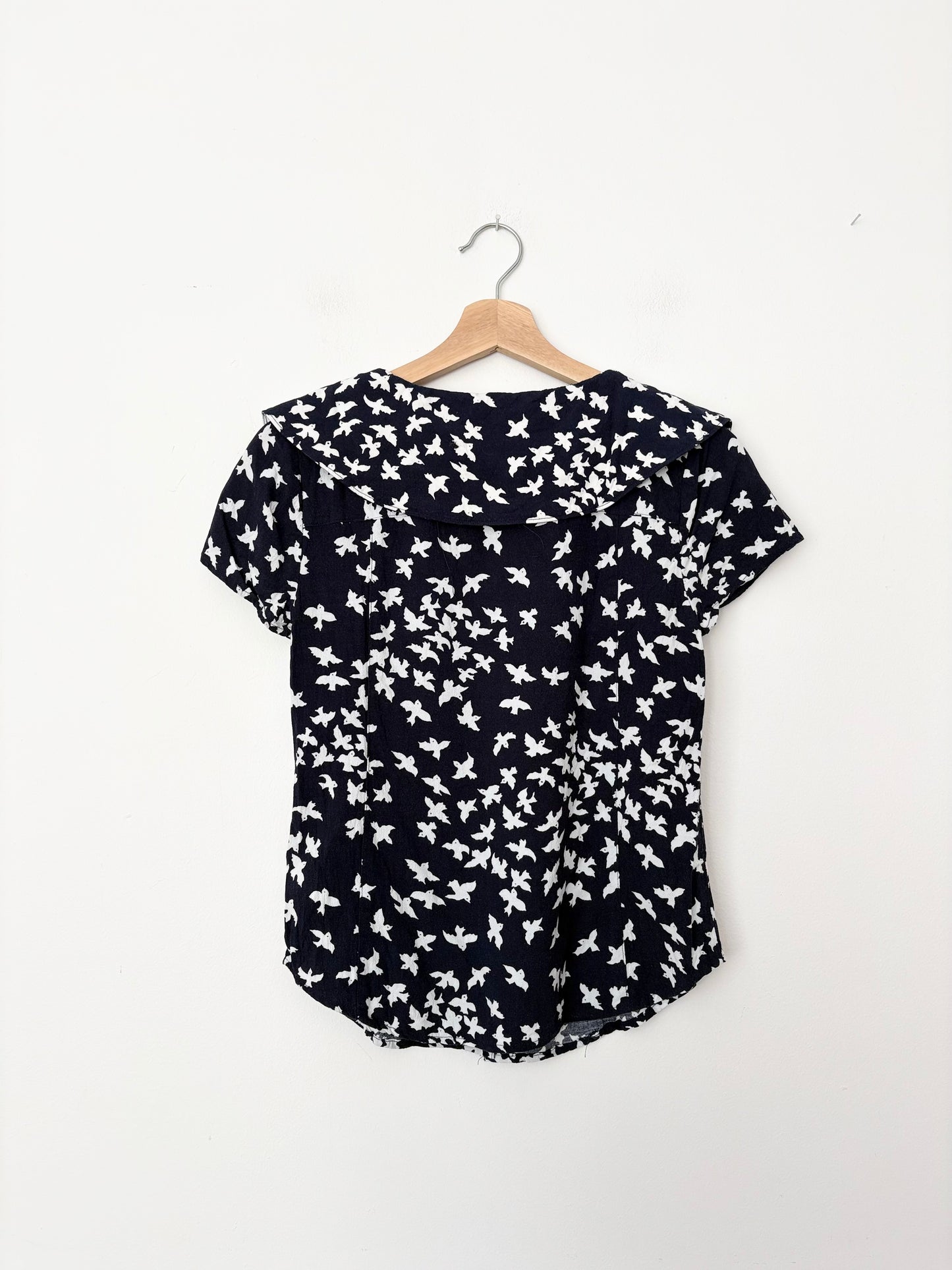 Anthropologie Maeve Simona collared top XS/S