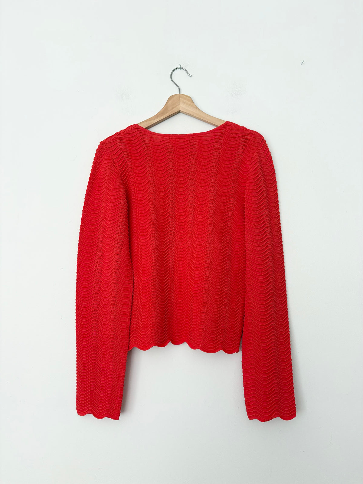 Suncoo Paris gilet Ginea scalloped cardigan Large