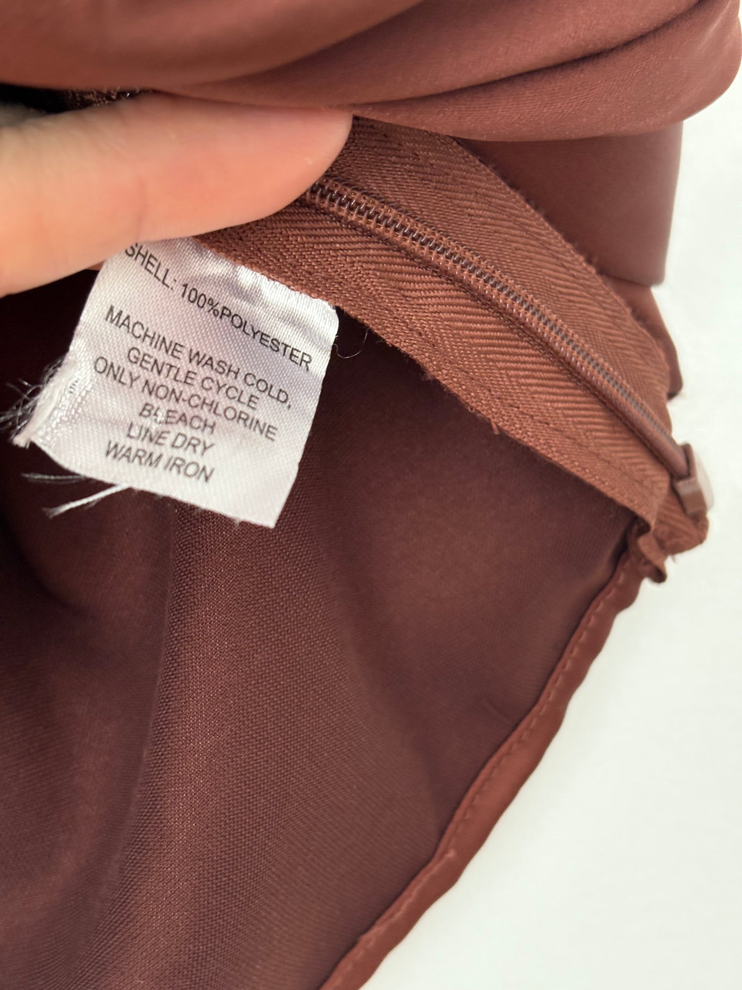 House of Harlow 1960 brown satin knotted top Medium