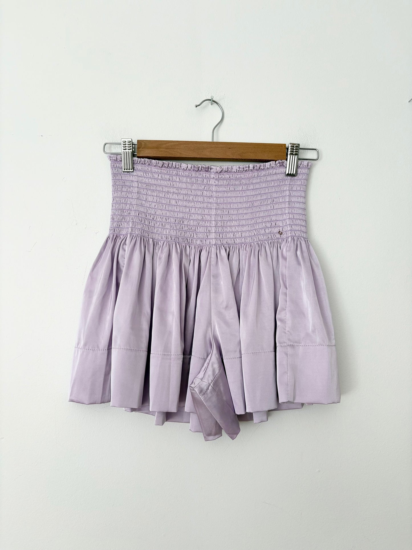 Natural life satin skort Small