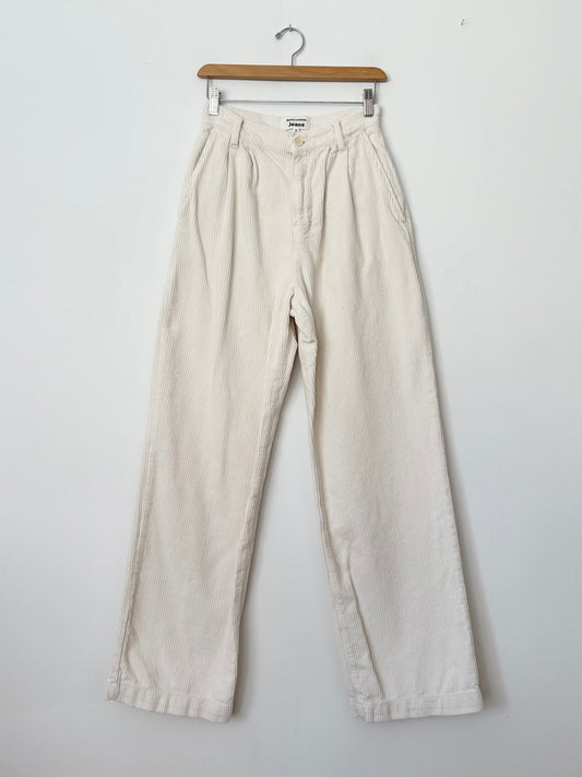 Reformation Montauk pleated corduroy pants W25