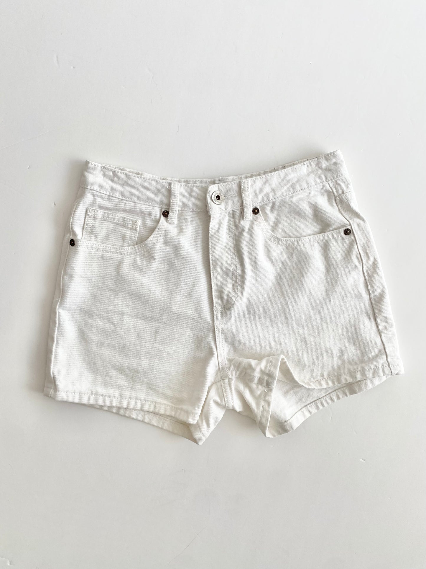 Short en jean blanc Frank & Oak W27