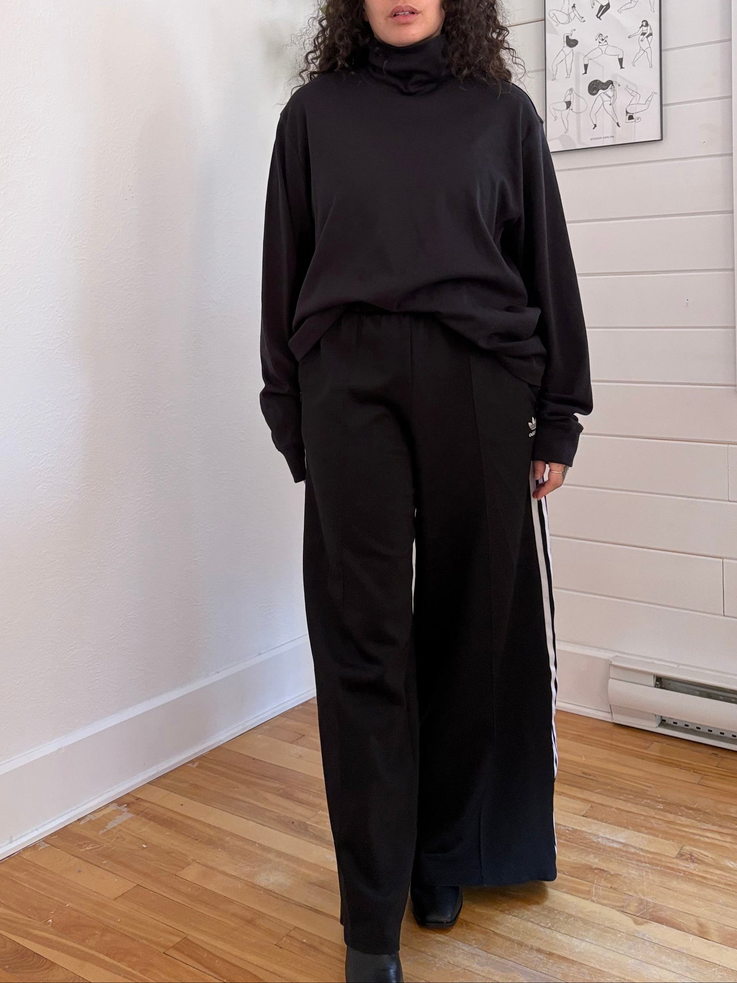 JEFF, pull à col roulé en coton pima Blake, taille XL