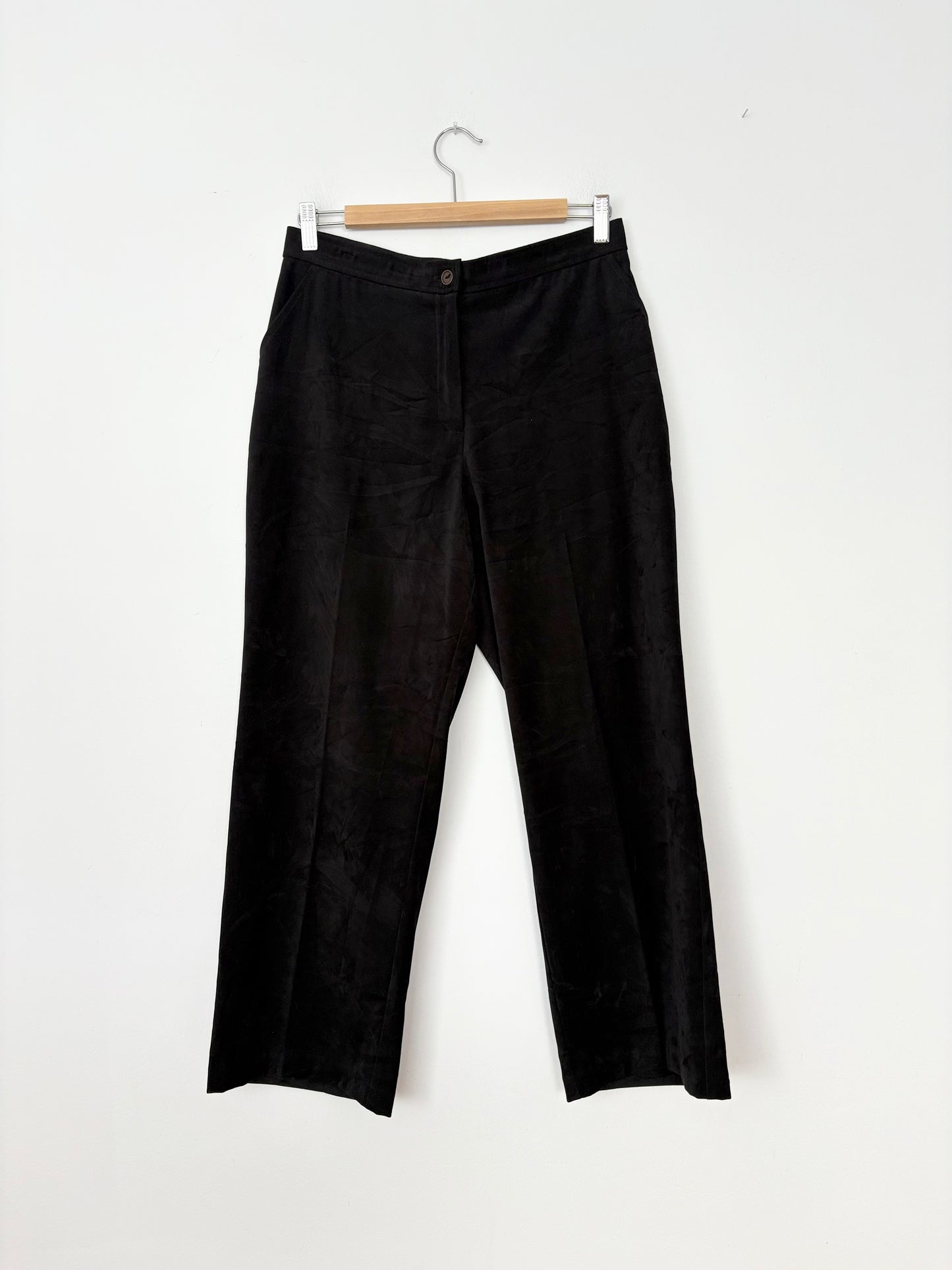 Vintage faux suede straight leg pants W29