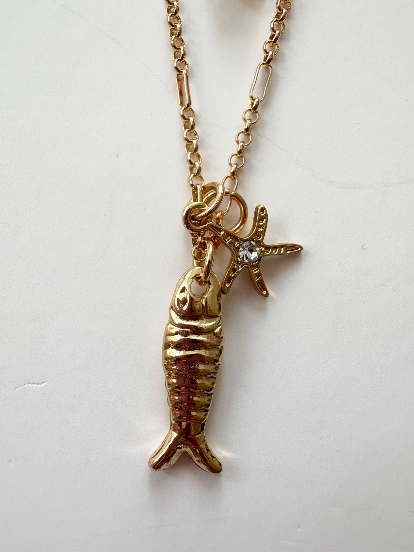 Noir NYC pacific sun charm pendant necklace
