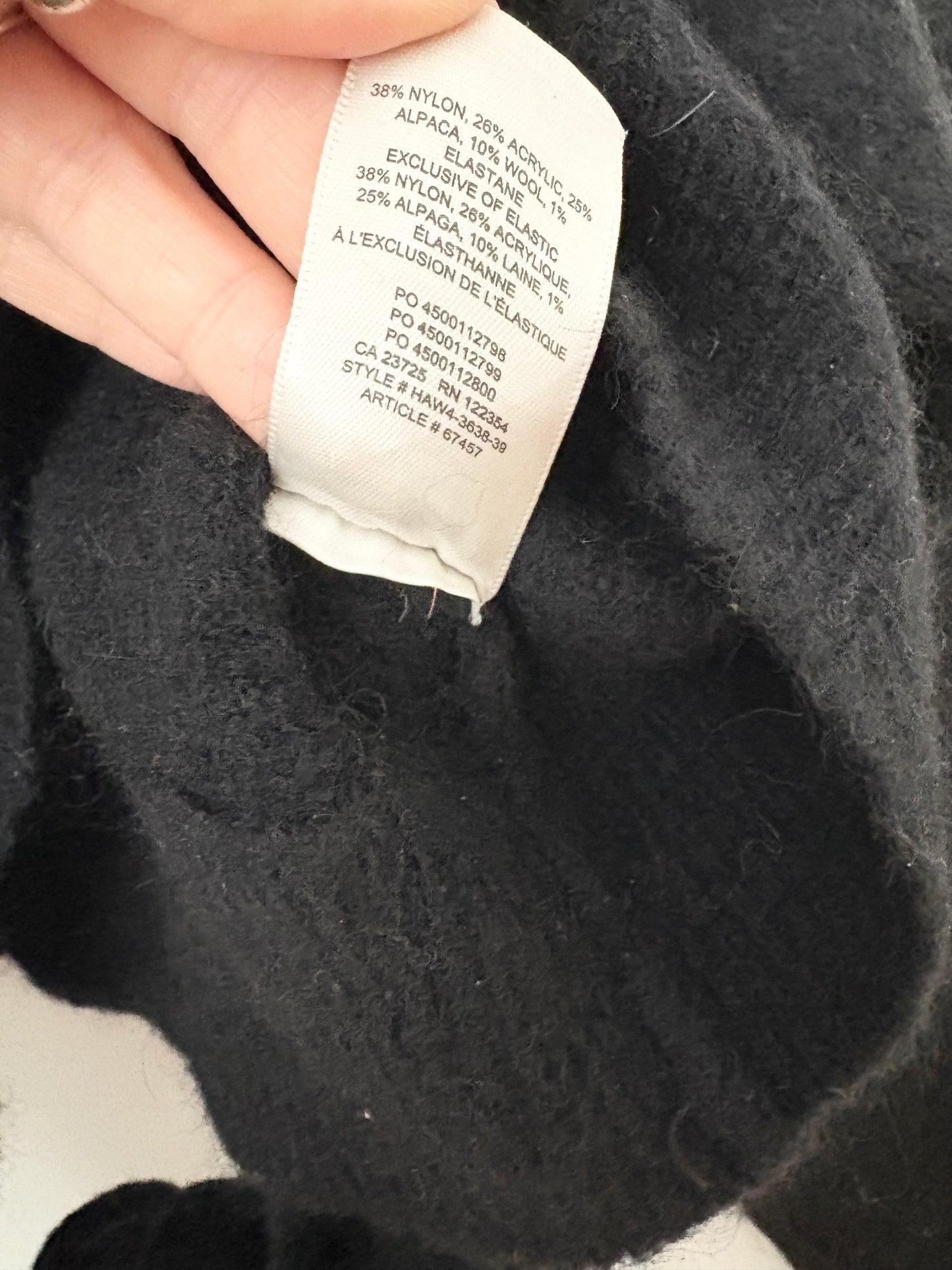 Wilfred Lorin wool blend sweater Medium